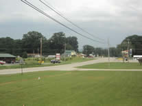 City Limits business district in Cowan, TN.